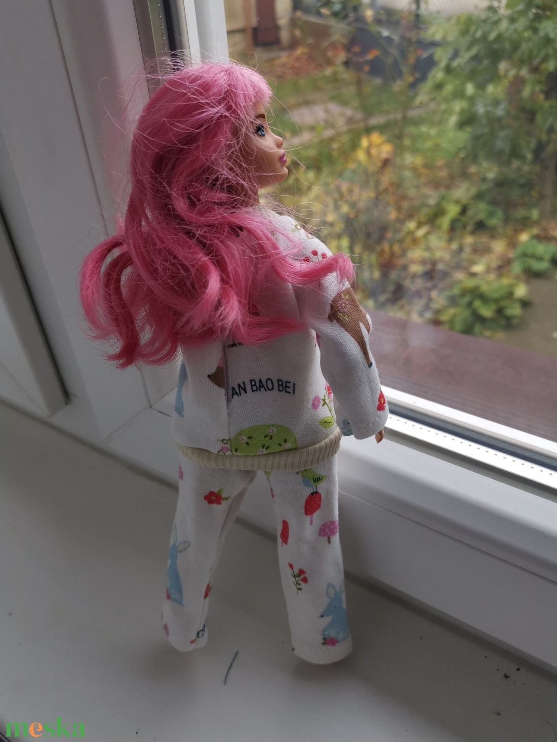 Molett Barbie pizsama - játék & sport - baba & babaház - babaruha, babakellék - Meska.hu