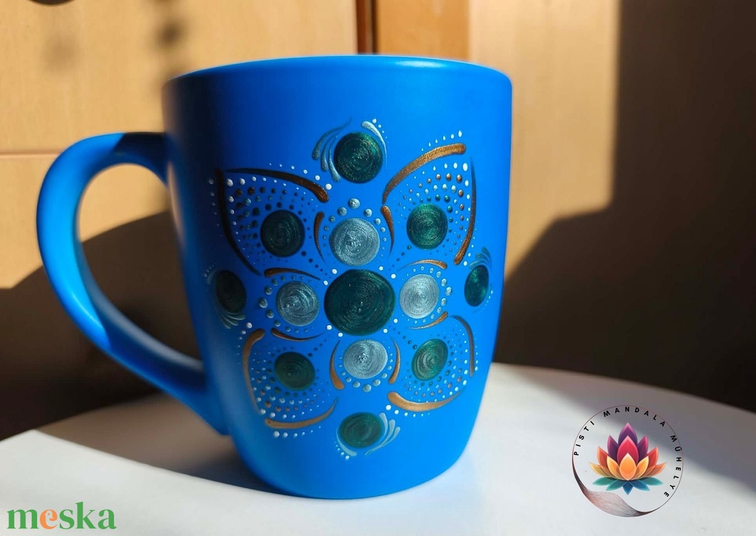 Mandalás óriás bögre (790 ml) - otthon & életmód - konyhafelszerelés, tálalás - tálalás - bögre & csésze - Meska.hu