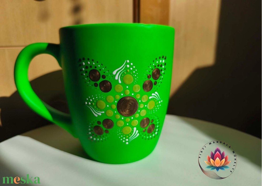 Mandalás óriás bögre (790 ml) - otthon & életmód - konyhafelszerelés, tálalás - tálalás - bögre & csésze - Meska.hu