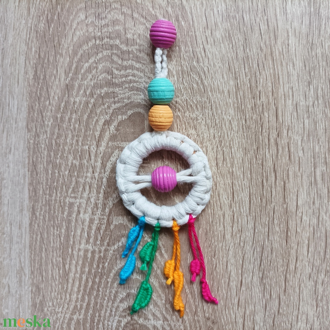 ��BaBa apró álomfogó makramé dísz�� - otthon & életmód - dekoráció - fali és függő dekoráció - álomfogó - Meska.hu