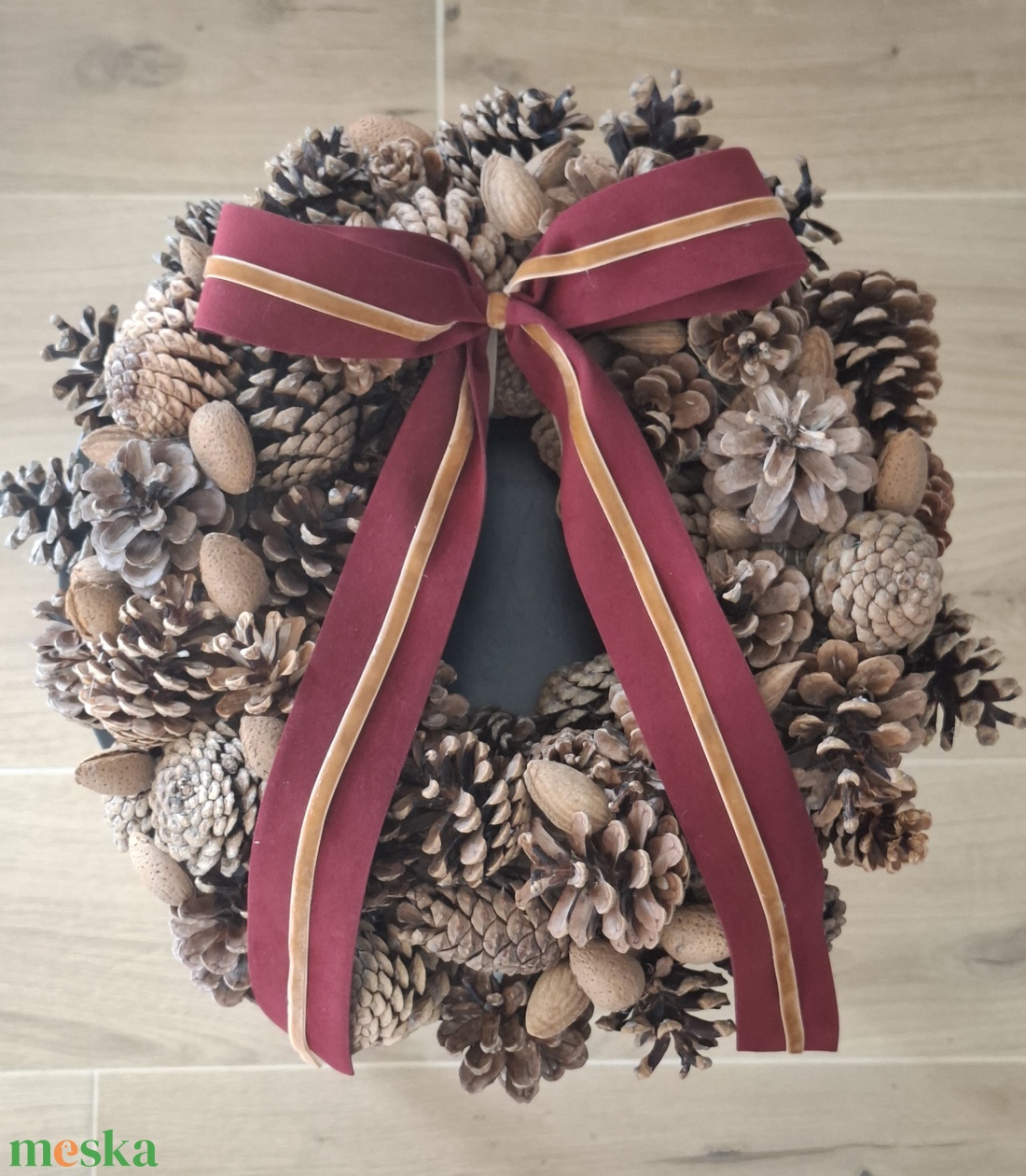 Őszi ajtódísz tobozos - otthon & életmód - dekoráció - ajtó- és ablak dekoráció - ajtódísz & kopogtató - Meska.hu Őszi ajtódísz tobozos - otthon & életmód - dekoráció - ajtó- és ablak dekoráció - ajtódísz & kopogtató - Meska.hu