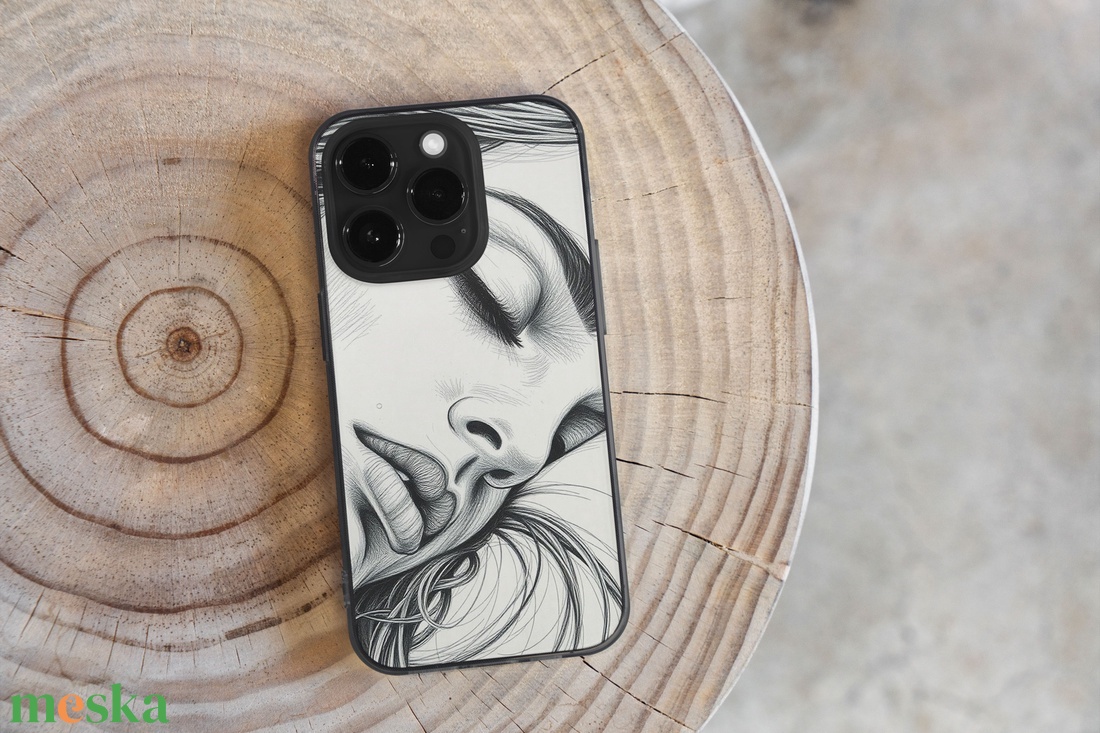 Vonalas portré telefontok - táska & tok - ebook & tablet tok - Meska.hu