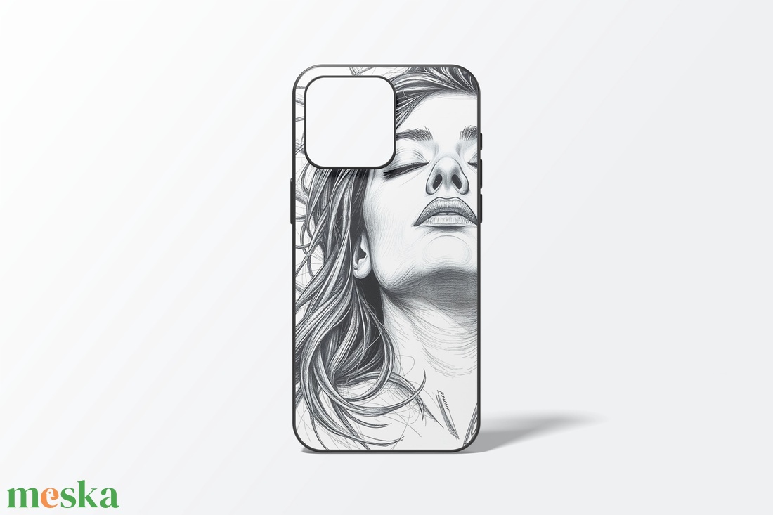 Vonalas rajz portré telefontok - táska & tok - ebook & tablet tok - Meska.hu