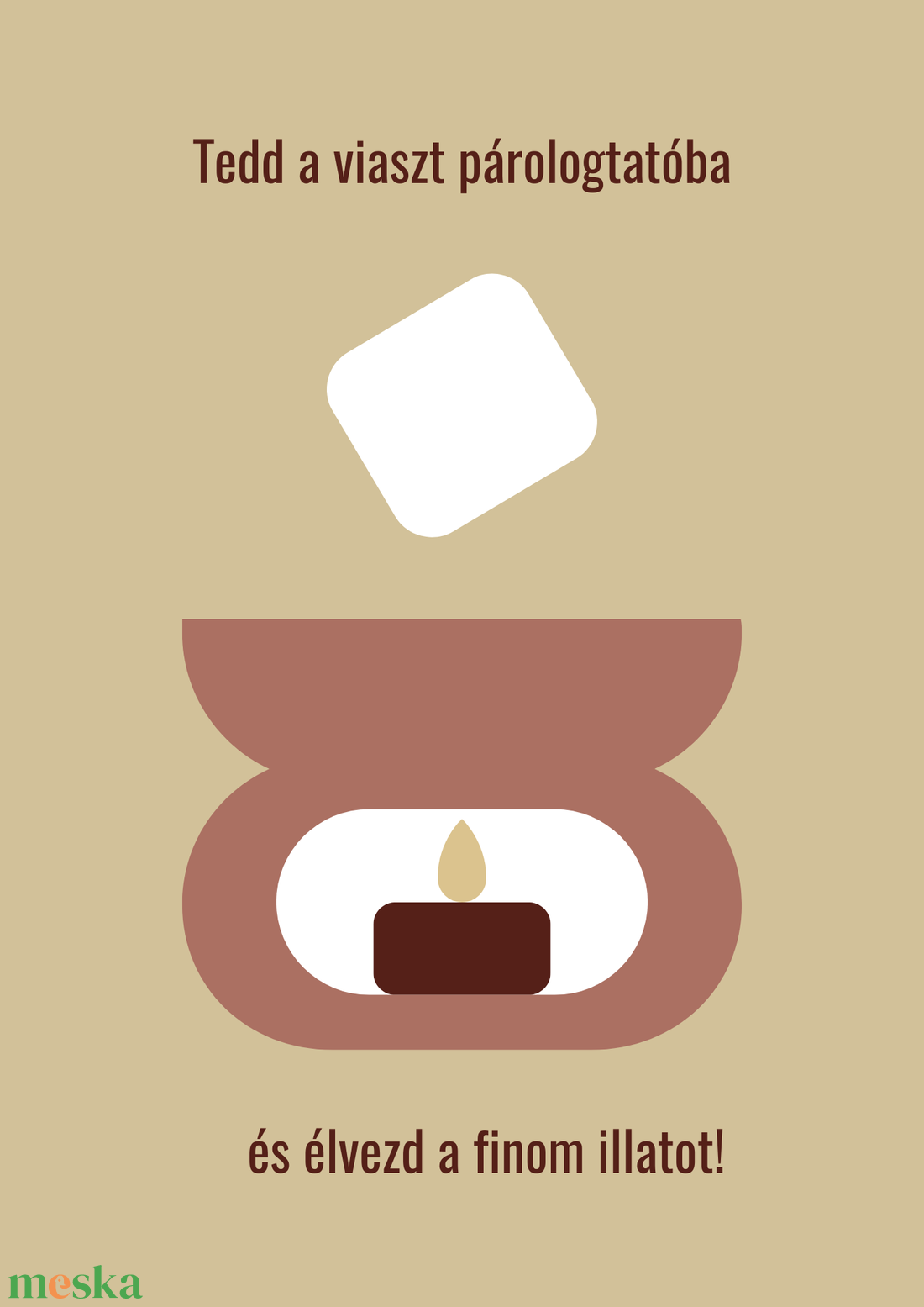 Juhar és dió illatviasz - otthon & életmód - gyertya, illat, aroma - illatviasz - Meska.hu