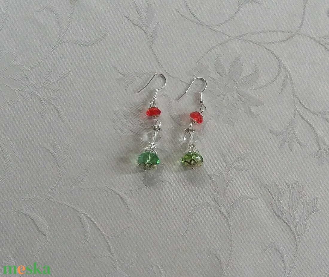 Gyöngy fülbevaló - ékszer - fülbevaló - lógó fülbevaló - Meska.hu