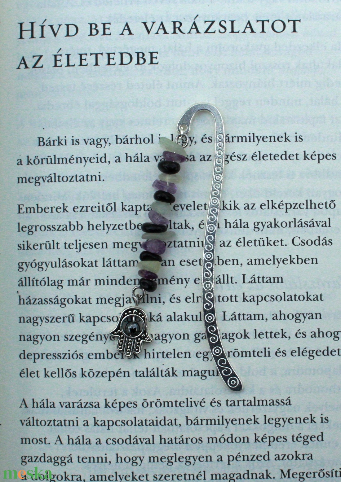 Védelem -  ásvány könyvjelző - könyv & zene - könyvjelző - Meska.hu