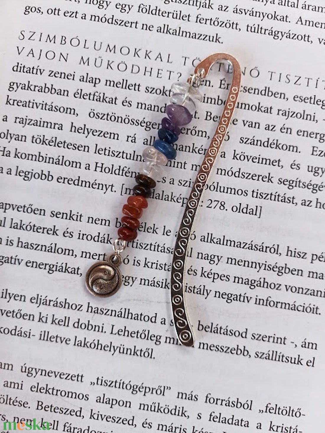 Csakra harmonizáló - könyvjelző - könyv & zene - könyvjelző - Meska.hu