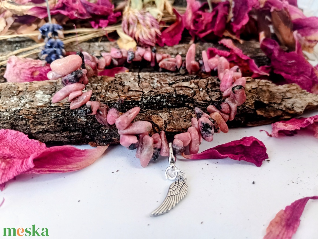 Elengedés - megbocsátás  ásvány karkötő - ékszer - karkötő - karkötő medállal - Meska.hu