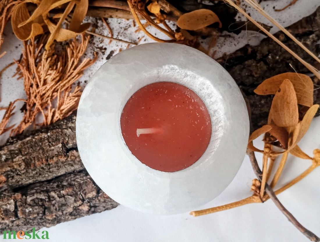 Szelenit energetizló mcsestartó - otthon & életmód - gyertya, illat, aroma - mécses és mécsestartó - Meska.hu