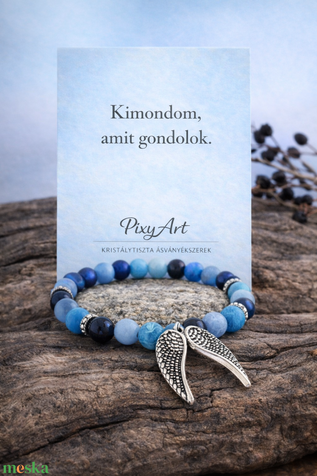 Szavak Ereje -  ásvány karkötő - ékszer - karkötő - gyöngyös karkötő - Meska.hu