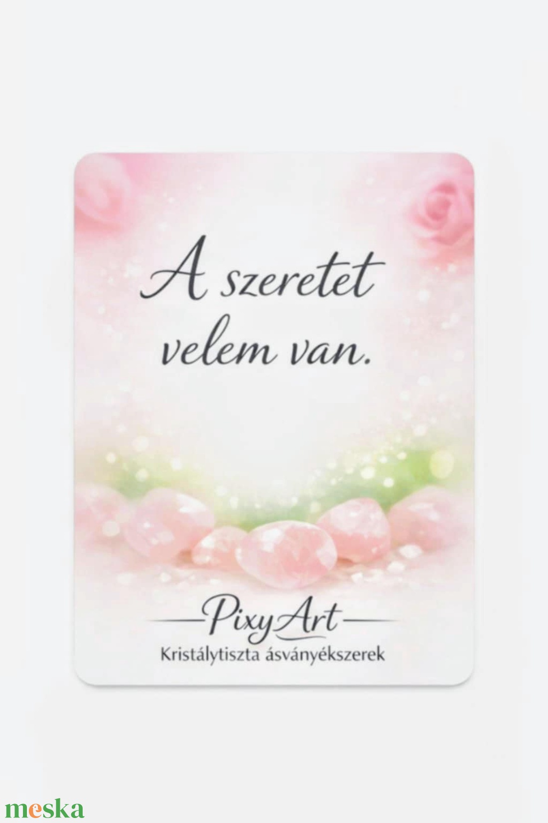 Szerelem vonzó - ásvány karkötő - ékszer - karkötő - karkötő medállal - Meska.hu