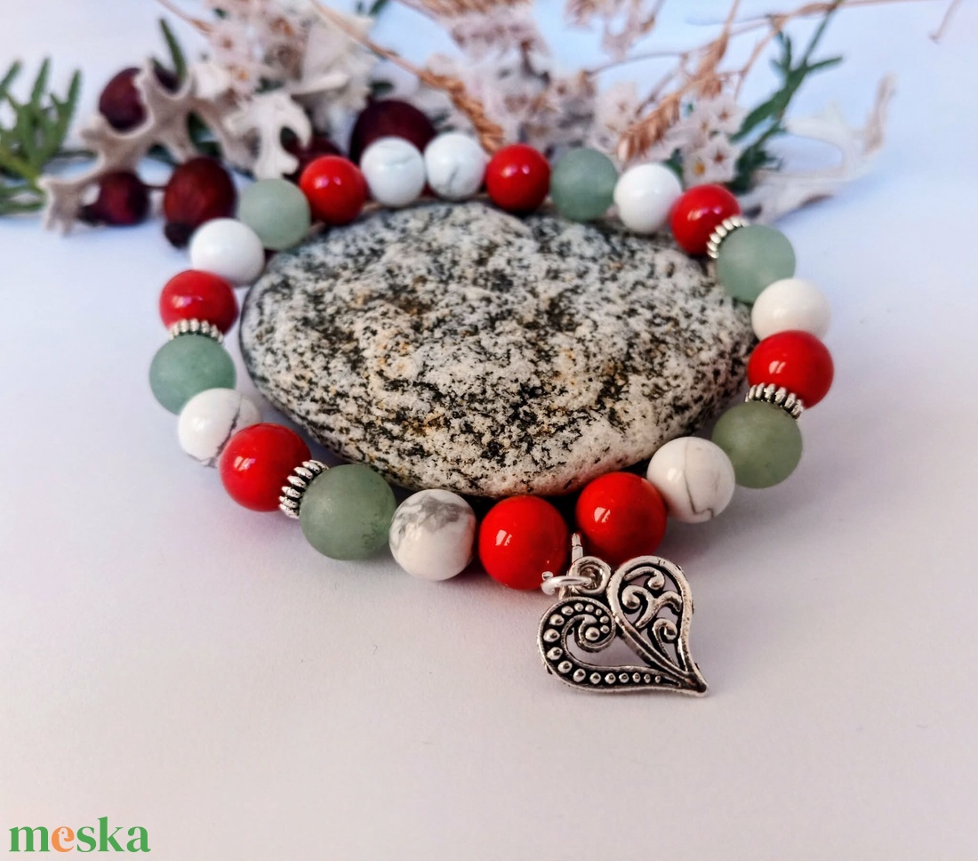 Hazám, hazám   - ásvány karkötő - ékszer - karkötő - charm karkötő - Meska.hu