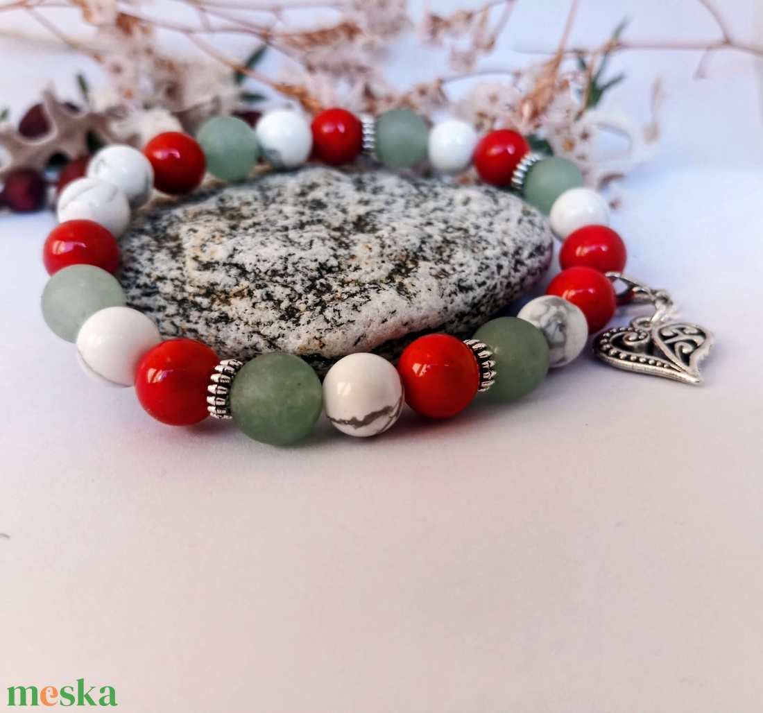 Hazám, hazám   - ásvány karkötő - ékszer - karkötő - charm karkötő - Meska.hu