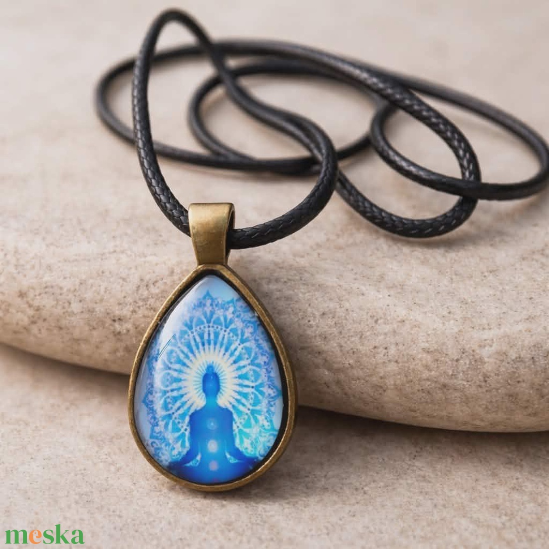 Belső fény meditációs nyaklánc - ékszer - nyaklánc - medálos nyaklánc - Meska.hu