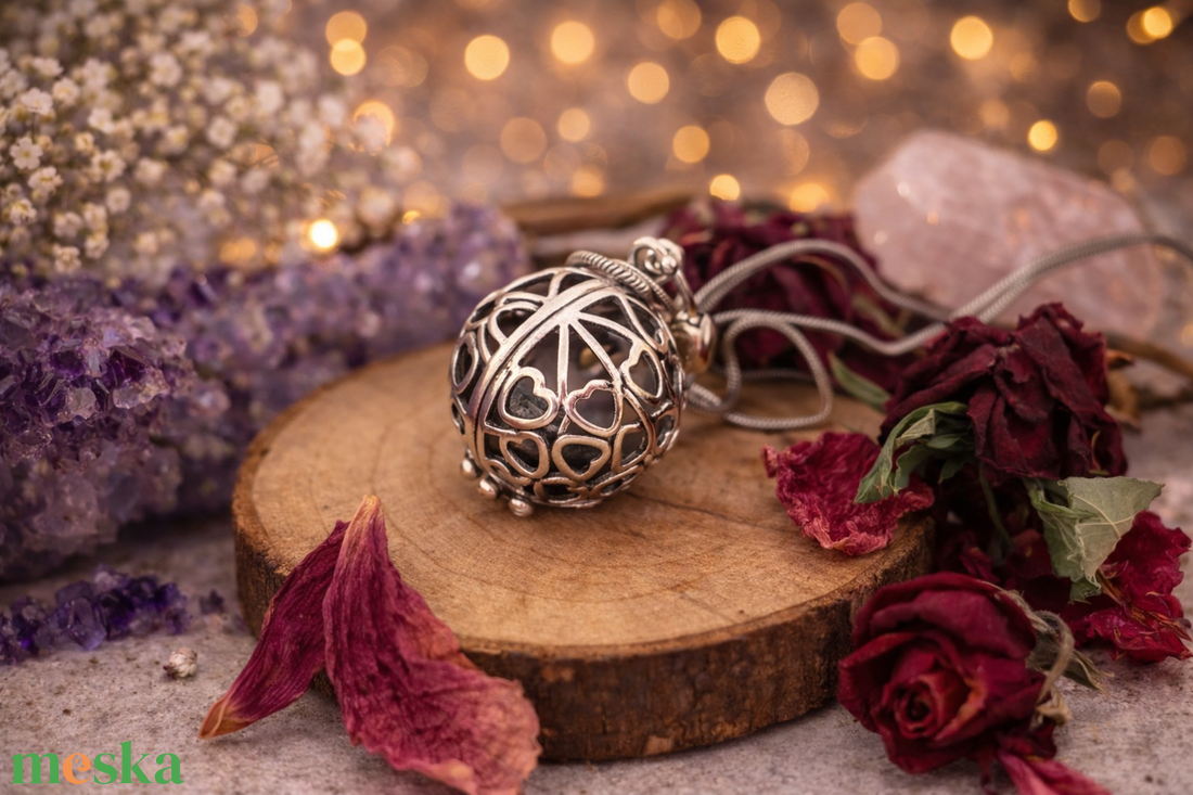 Szerelem hozó Angyalhívó - Ha még várod a szőke herceget! - ékszer - nyaklánc - medál - Meska.hu