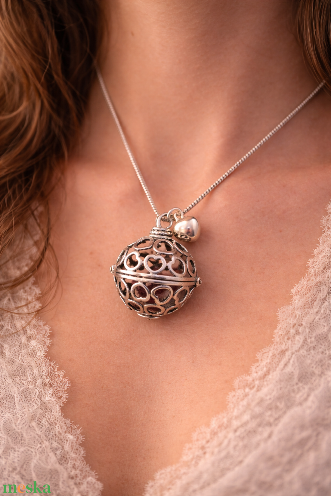 Szerelem hozó Angyalhívó - Ha még várod a szőke herceget! - ékszer - nyaklánc - medál - Meska.hu