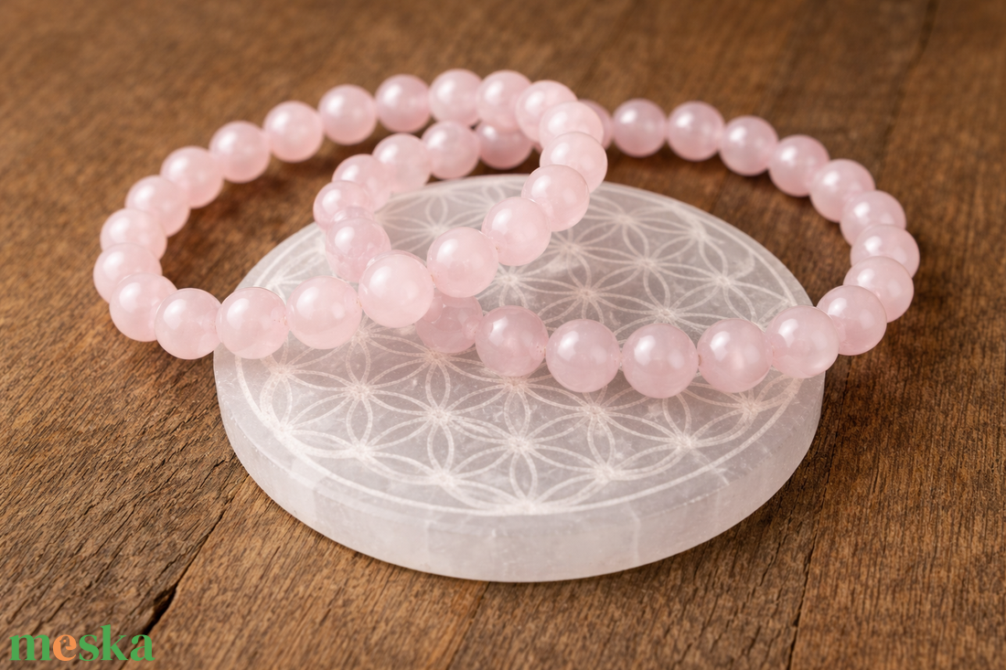 Életvirág szelenit korong  - otthon & életmód - dekoráció - asztal és polc dekoráció - asztaldísz - Meska.hu