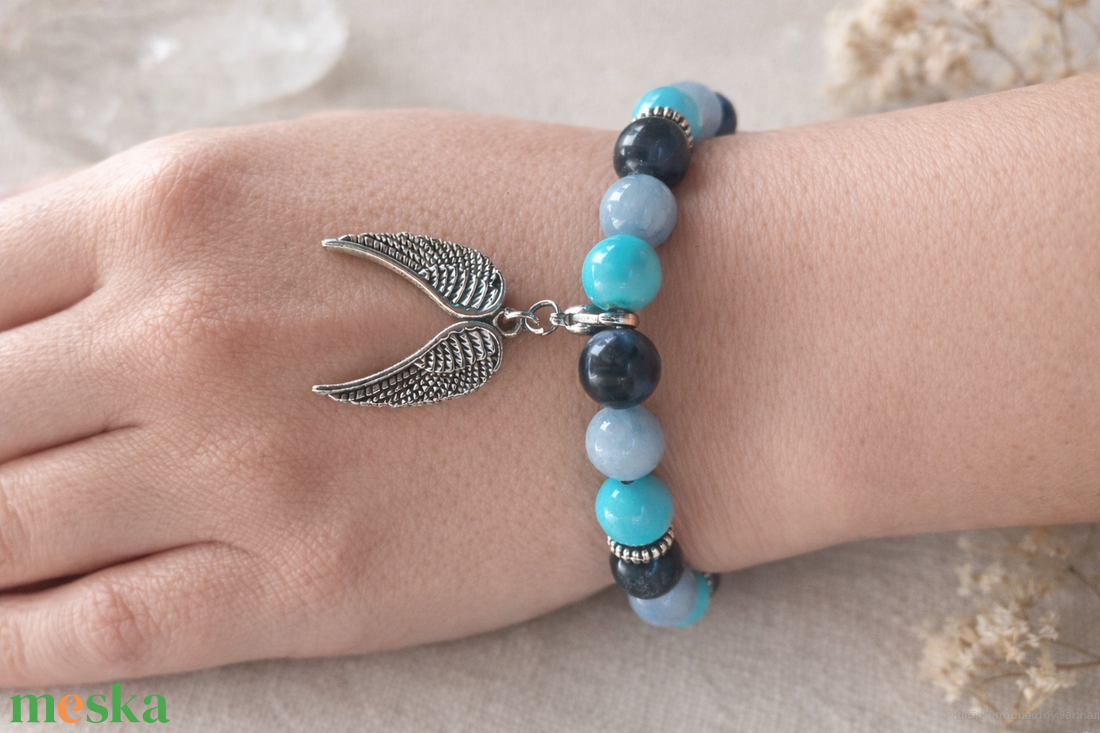 Szavak Ereje -  ásvány karkötő - ékszer - karkötő - gyöngyös karkötő - Meska.hu