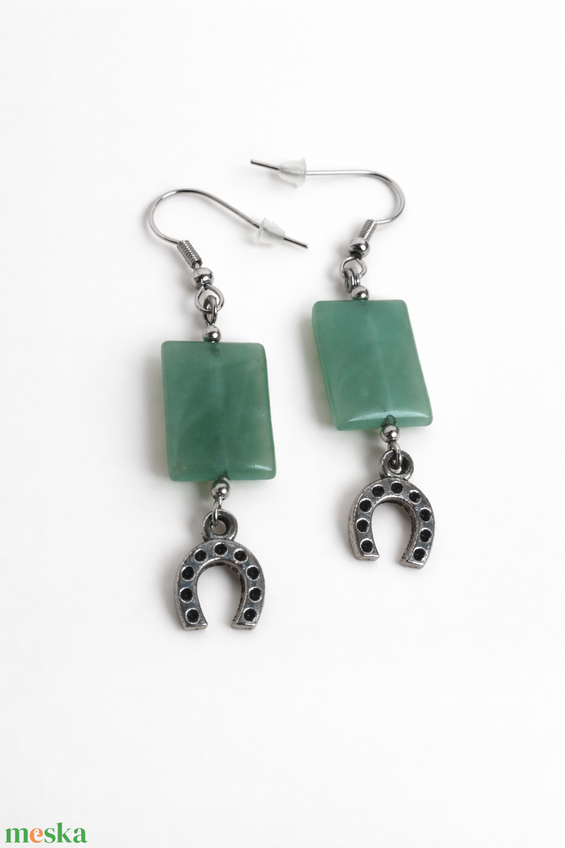 � Aventurin fülbevaló � a szerencse és harmónia köve - ékszer - fülbevaló - lógó fülbevaló - Meska.hu