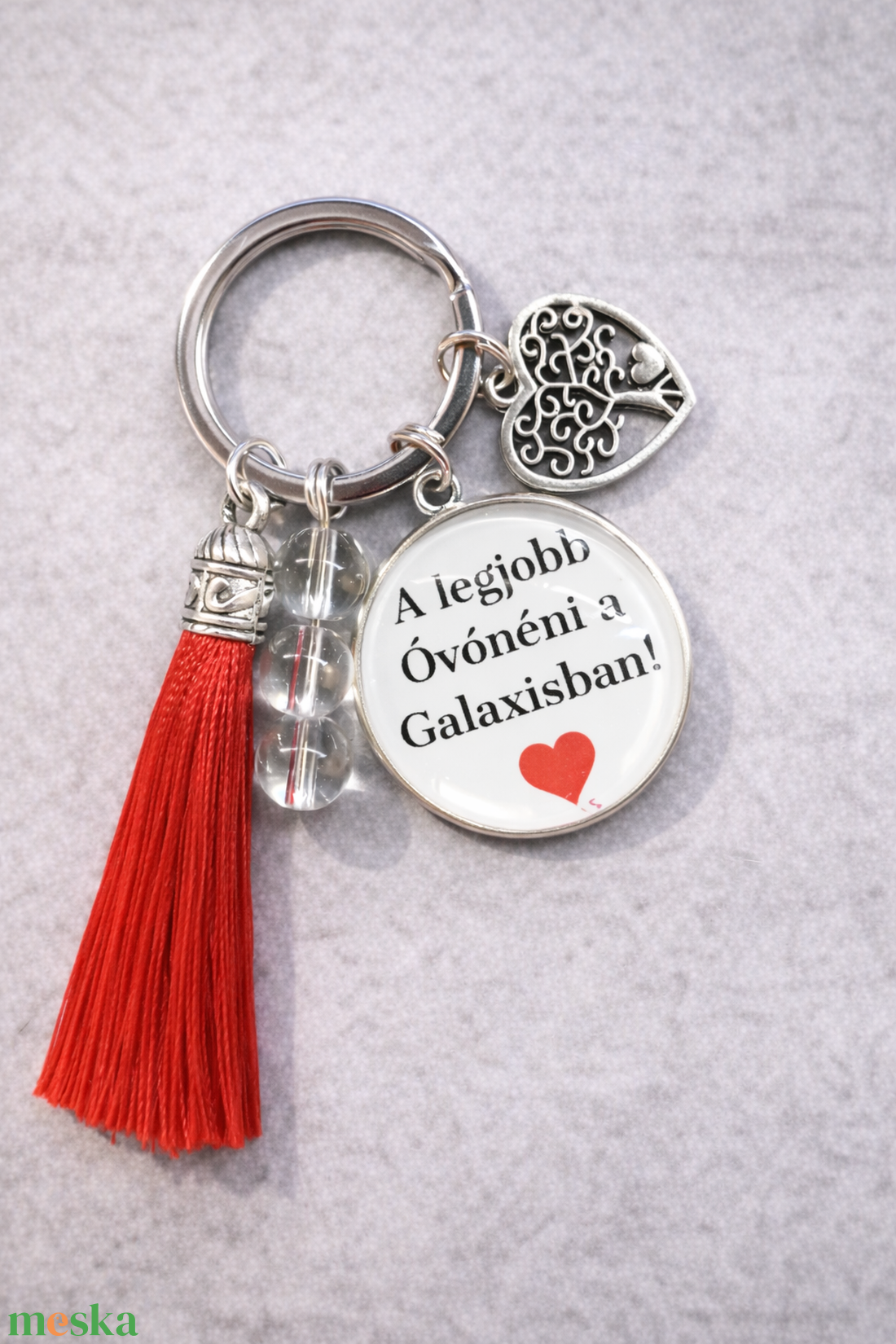 A legjobb Óvónéni.... - kulcstartó ásvánnyal - táska & tok - kulcstartó & táskadísz - kulcstartó - Meska.hu