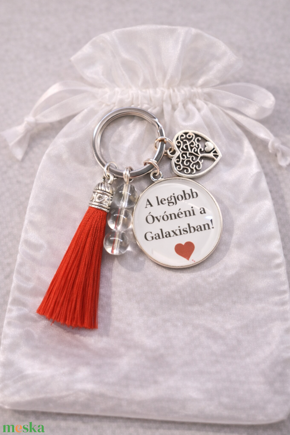 A legjobb Óvónéni.... - kulcstartó ásvánnyal - táska & tok - kulcstartó & táskadísz - kulcstartó - Meska.hu