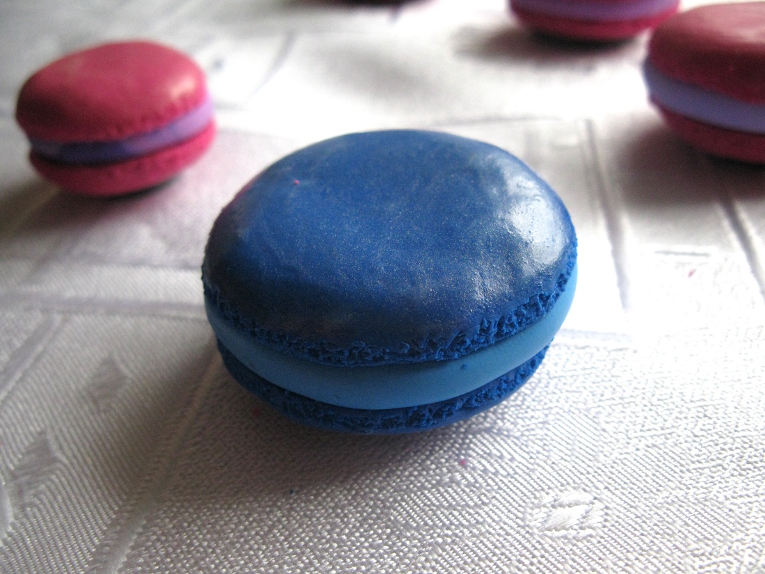 Macaron hűtőmágnes gyurmából -  - Meska.hu