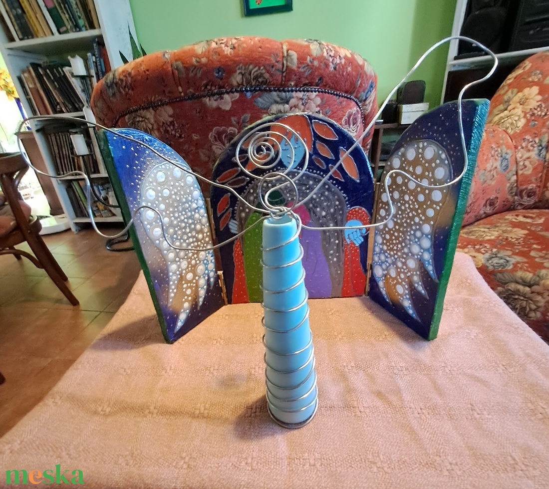 Angyal (35 cm) - otthon & életmód - dekoráció - dekoratív figurák és szobrok - Meska.hu