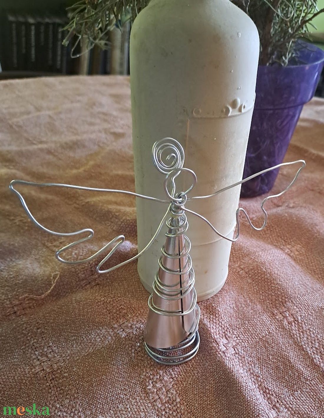 Angyal (16 cm) - otthon & életmód - dekoráció - dekoratív figurák és szobrok - Meska.hu