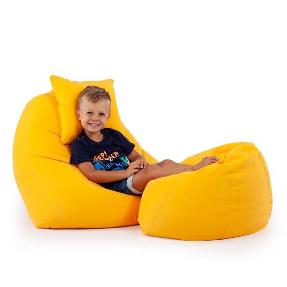 Sárga ALL IN Tini Babzsákfotel Garnitúra -  - Meska.hu