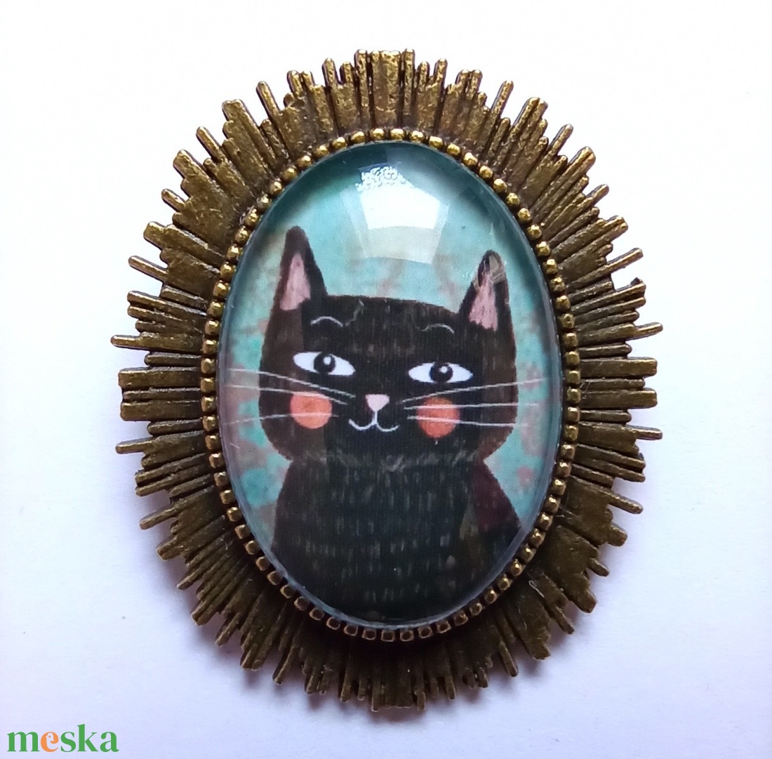Cicás bross - ékszer - kitűző és bross - kitűző - Meska.hu Cicás bross - ékszer - kitűző és bross - kitűző - Meska.hu