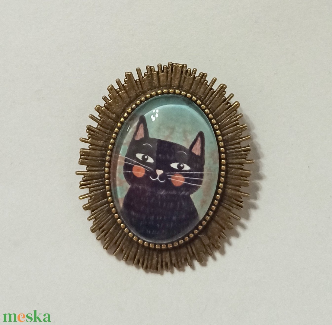 Cicás bross - ékszer - kitűző és bross - kitűző - Meska.hu Cicás bross - ékszer - kitűző és bross - kitűző - Meska.hu