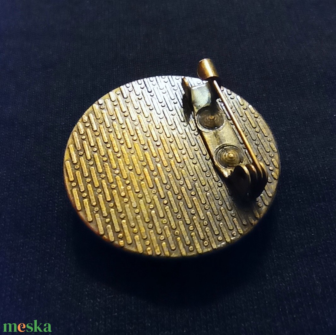 Nefelejcses, virágos bross - ékszer - kitűző és bross - Meska.hu