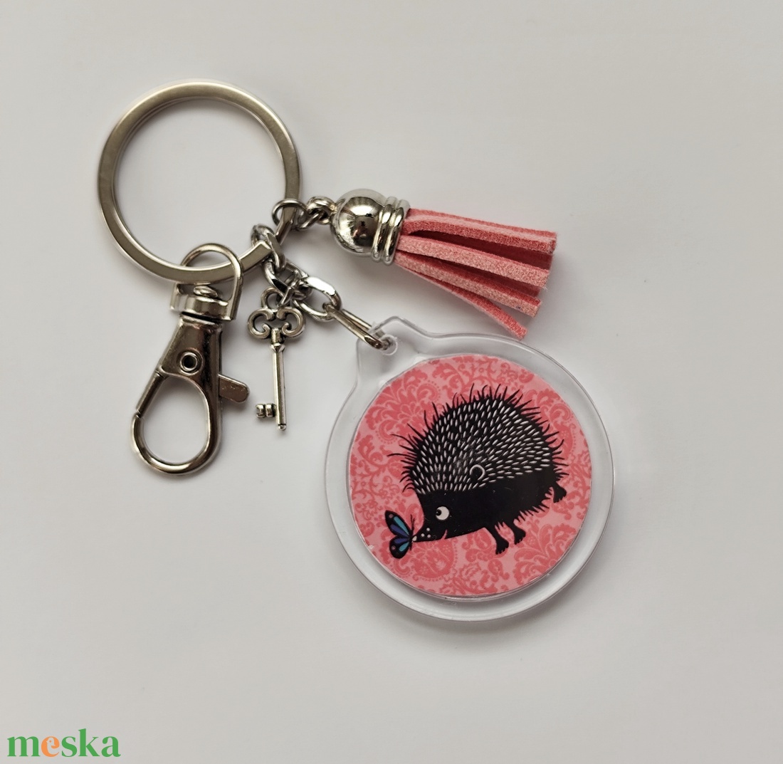 Sünis kulcstartó - táska & tok - kulcstartó & táskadísz - kulcstartó - Meska.hu