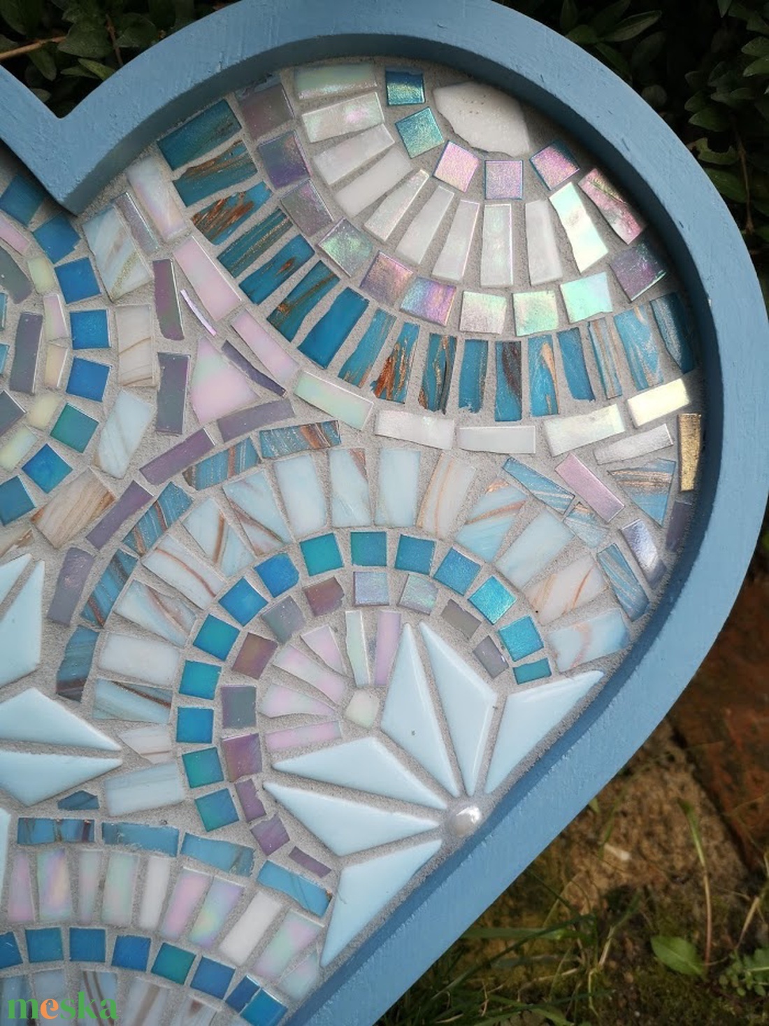 Téli álom mozaik tálca/fali dekor - otthon & életmód - dekoráció - fali és függő dekoráció - falra akasztható dekor - Meska.hu