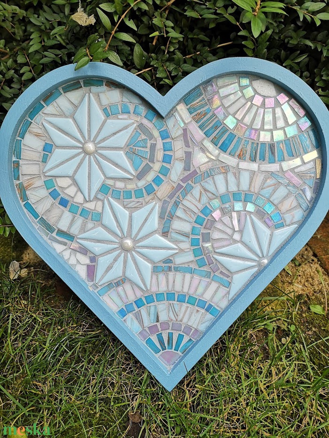 Téli álom mozaik tálca/fali dekor - otthon & életmód - dekoráció - fali és függő dekoráció - falra akasztható dekor - Meska.hu