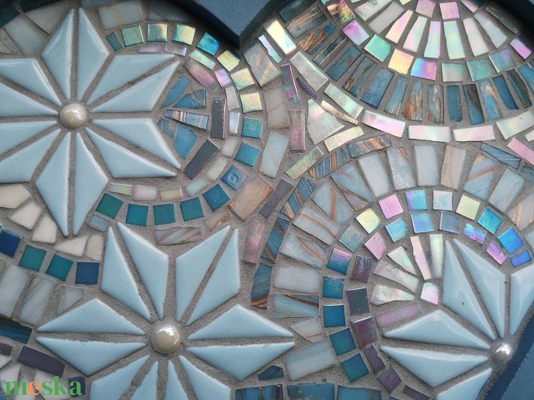 Téli álom mozaik tálca/fali dekor - otthon & életmód - dekoráció - fali és függő dekoráció - falra akasztható dekor - Meska.hu