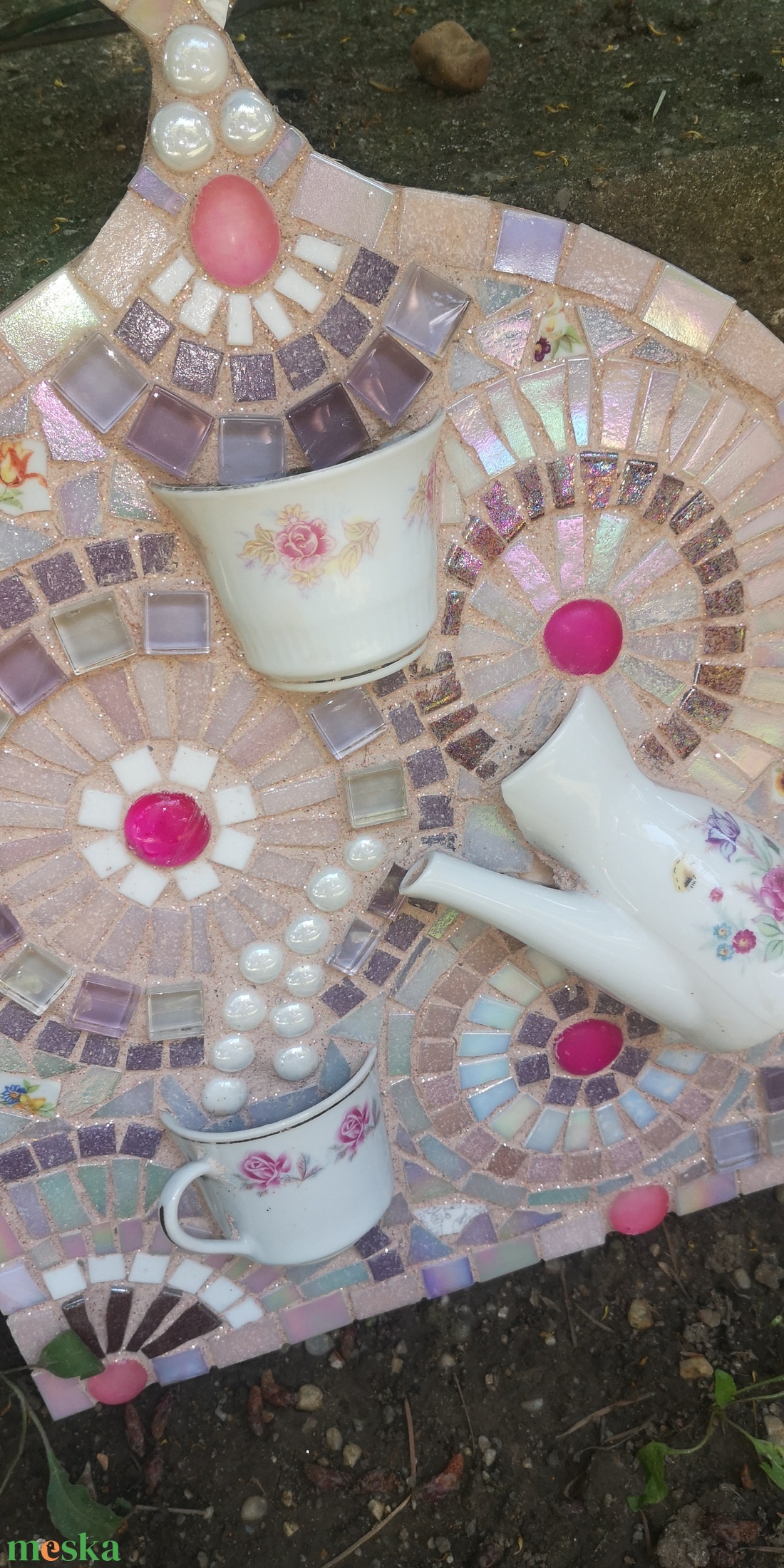 Vintage 3D konyhai mozaikkép - otthon & életmód - dekoráció - kép & falikép - mozaik kép - Meska.hu