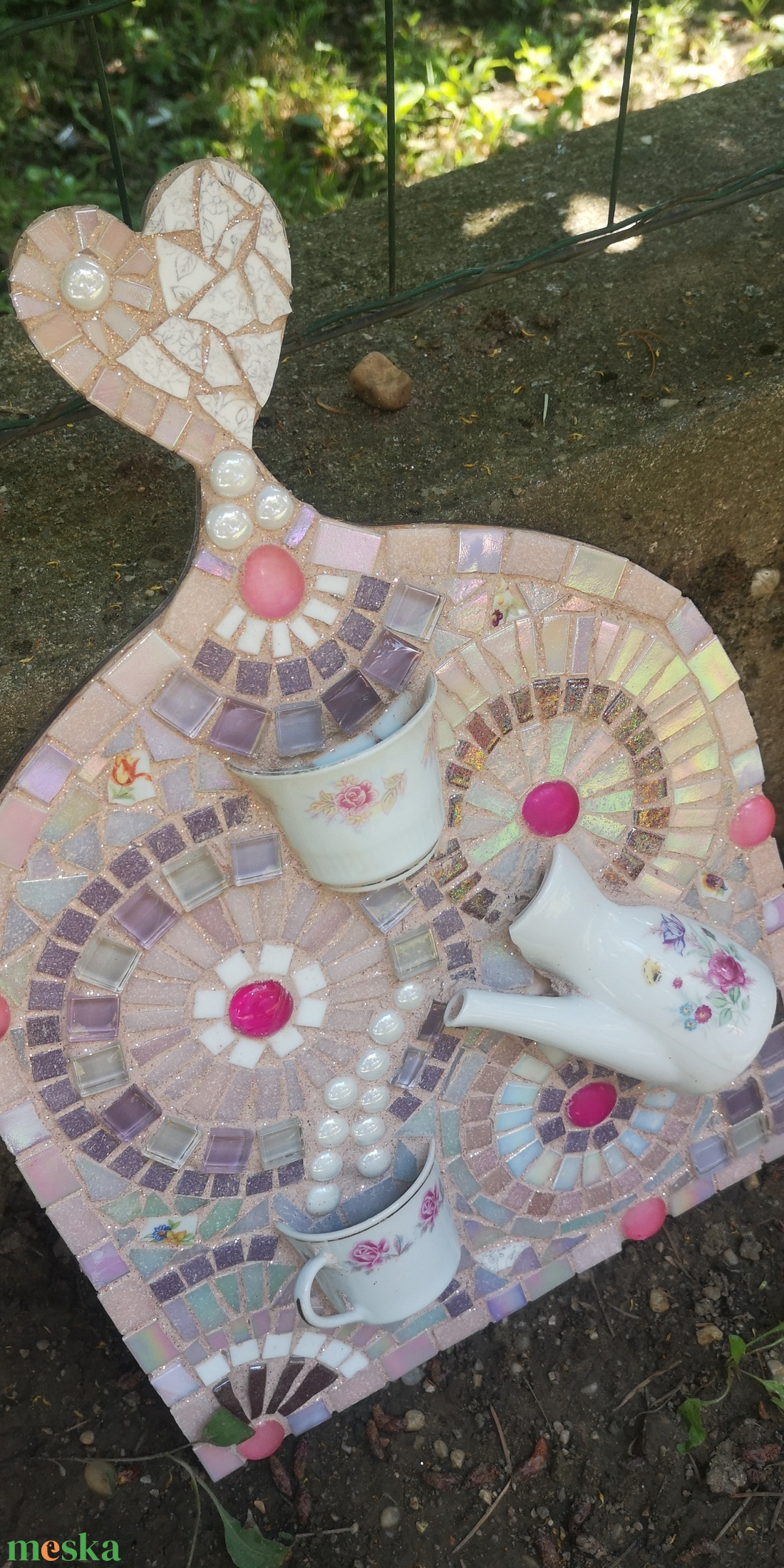 Vintage 3D konyhai mozaikkép - otthon & életmód - dekoráció - kép & falikép - mozaik kép - Meska.hu