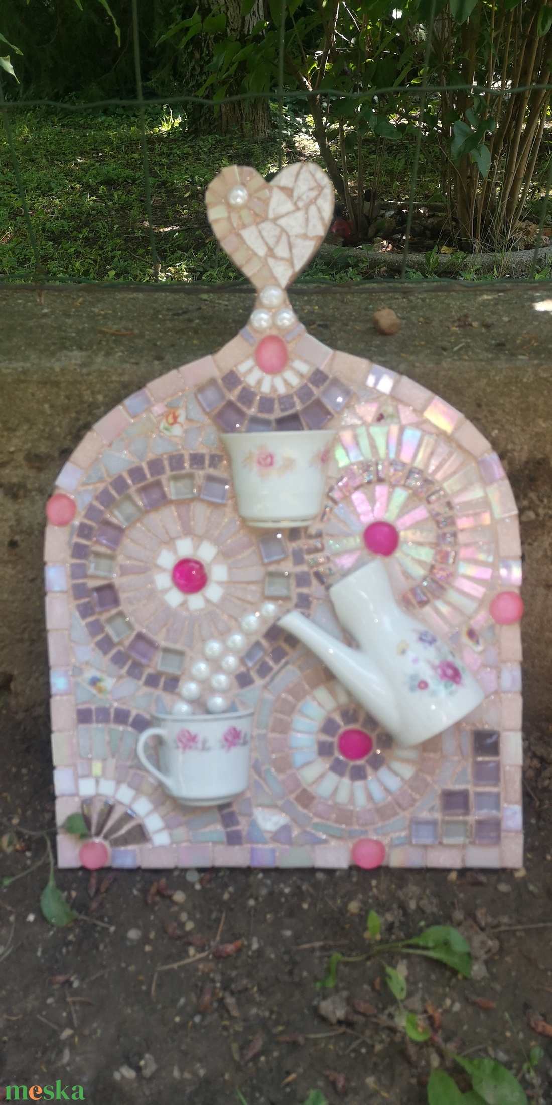 Vintage 3D konyhai mozaikkép - otthon & életmód - dekoráció - kép & falikép - mozaik kép - Meska.hu