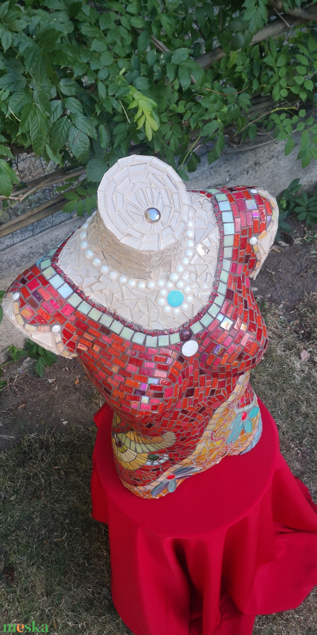 A Táncosnő-mozaik torzó - otthon & életmód - dekoráció - dísztárgy - Meska.hu