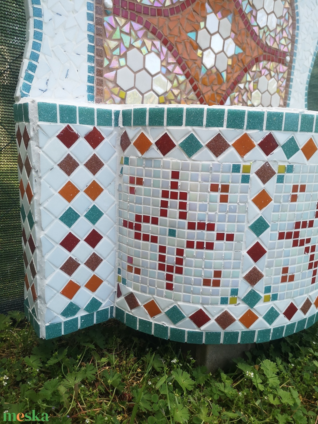 Casablanca kerti mozaik kút - otthon & életmód - ház & kert - kerti dísz - Meska.hu