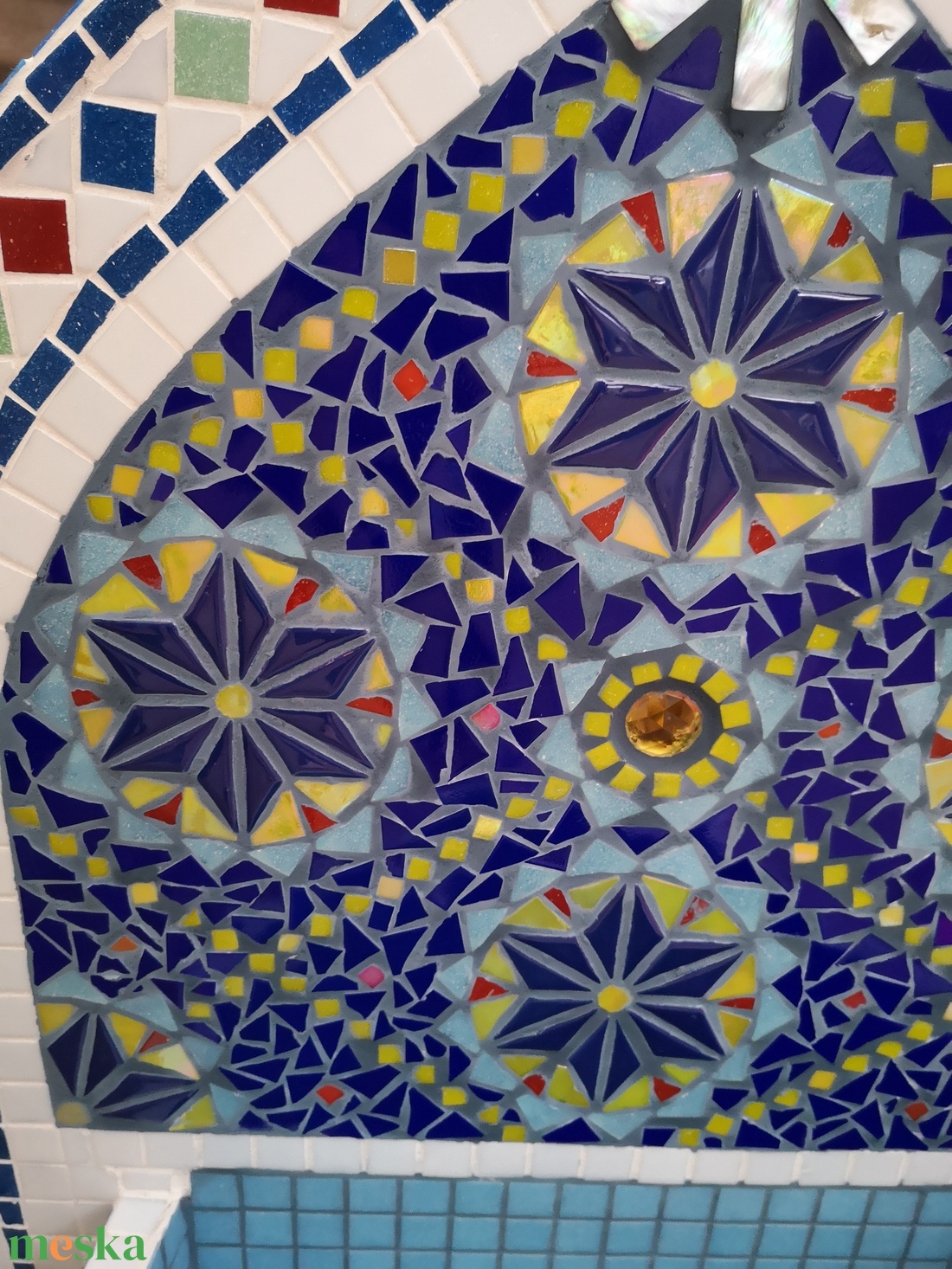 Marrakesh kerti mozaik kút - otthon & életmód - ház & kert - kerti dísz - Meska.hu