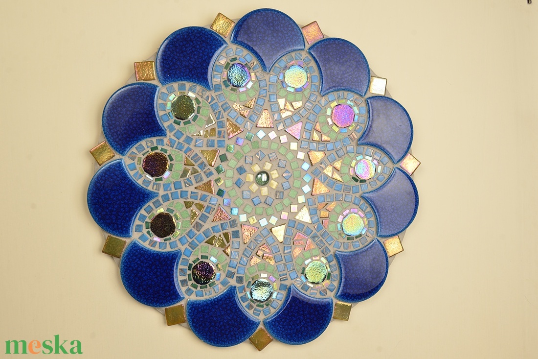 Lélekmadár-mozaik mandala - otthon & életmód - dekoráció - kép & falikép - mozaik kép - Meska.hu