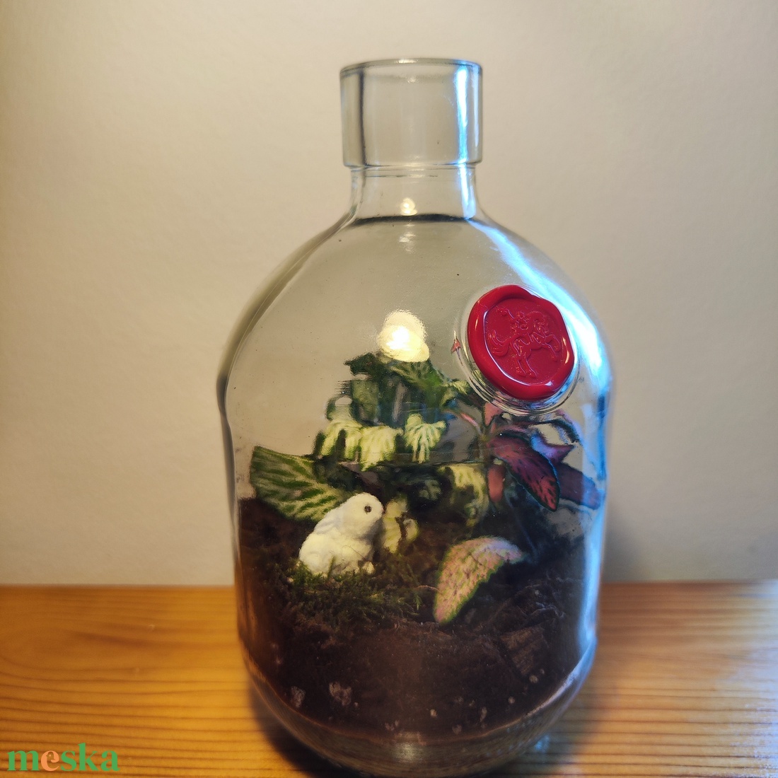 Florárium újrahasznosított rumos üvegből - otthon & életmód - dekoráció - asztal és polc dekoráció - florárium, terrárium - Meska.hu Florárium újrahasznosított rumos üvegből - otthon & életmód - dekoráció - asztal és polc dekoráció - florárium, terrárium - Meska.hu