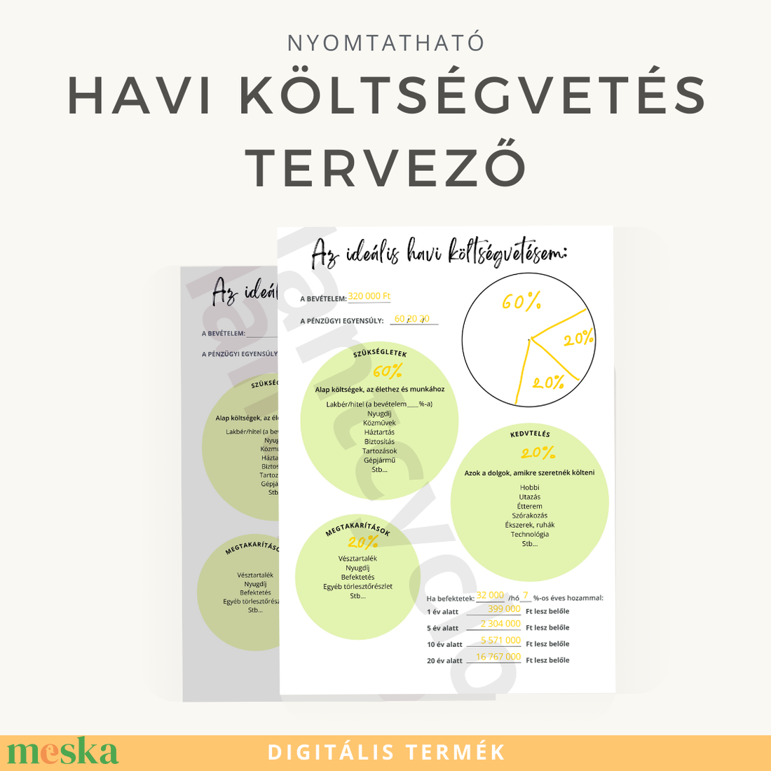 Nyomtatható Havi Költségvetés Tervező - otthon & életmód - papír, írószer - naptár & tervező - Meska.hu Nyomtatható Havi Költségvetés Tervező - otthon & életmód - papír, írószer - naptár & tervező - Meska.hu