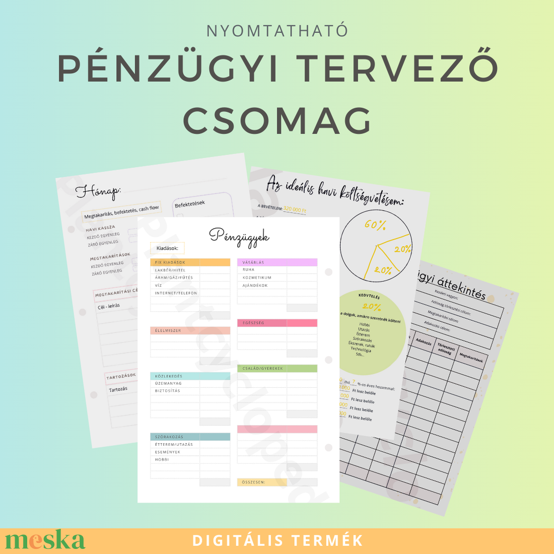 Pénzügyi Tervező Csomag Teljeskörű megoldás a tudatos pénzügyi élethez - otthon & életmód - papír, írószer - naptár & tervező - Meska.hu Pénzügyi Tervező Csomag Teljeskörű megoldás a tudatos pénzügyi élethez - otthon & életmód - papír, írószer - naptár & tervező - Meska.hu