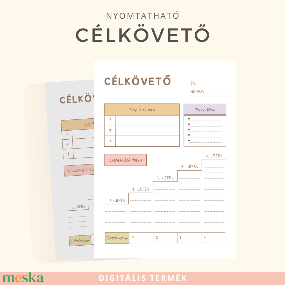 Nyomtatható Célkövető 5 Lépéses Cselekvési Terv a Célok Sikeres Megvalósításáért - otthon & életmód - papír, írószer - naptár & tervező - Meska.hu Nyomtatható Célkövető 5 Lépéses Cselekvési Terv a Célok Sikeres Megvalósításáért - otthon & életmód - papír, írószer - naptár & tervező - Meska.hu