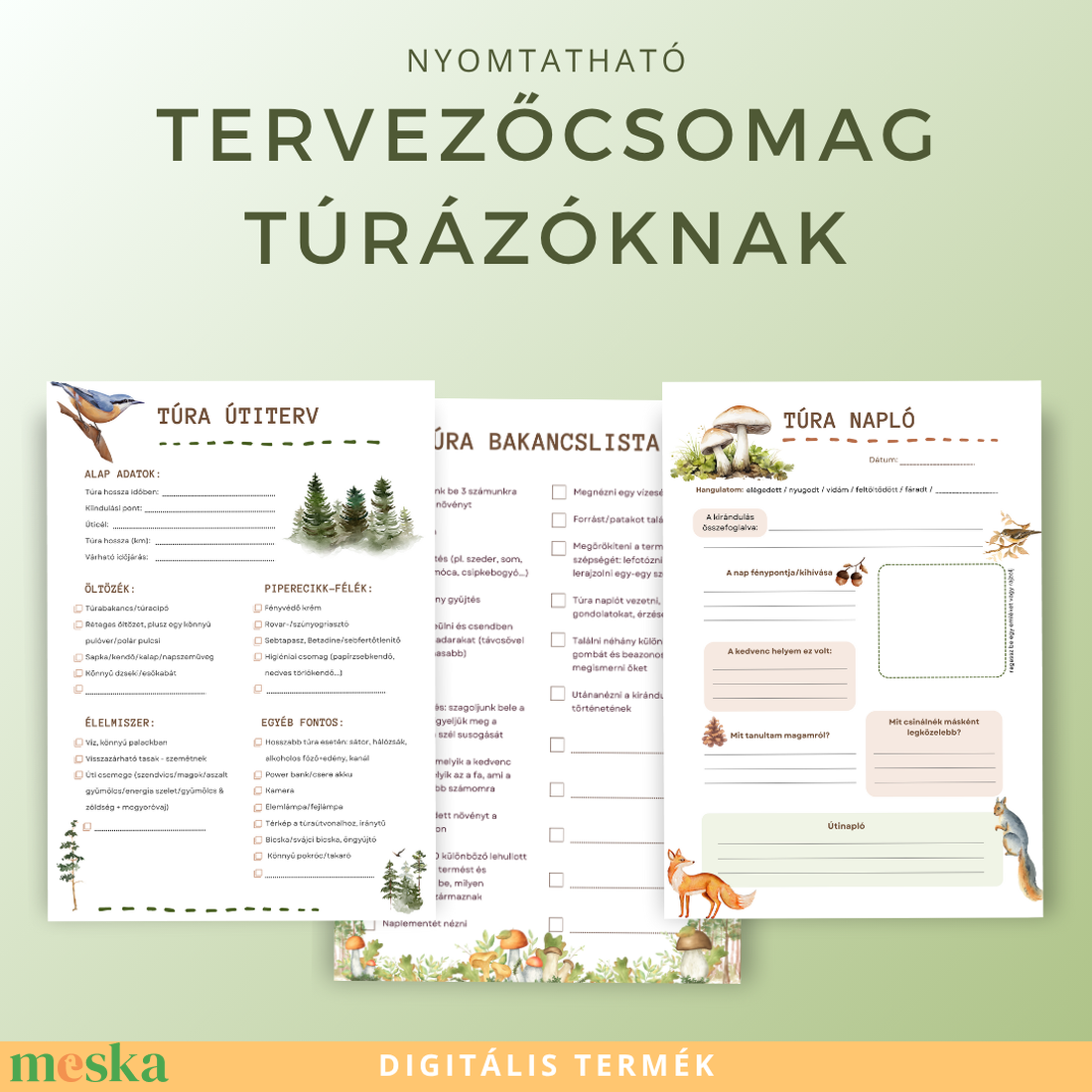 Nyomtatható Túraterv és Túranapló Csomag - otthon & életmód - papír, írószer - naptár & tervező - Meska.hu Nyomtatható Túraterv és Túranapló Csomag - otthon & életmód - papír, írószer - naptár & tervező - Meska.hu