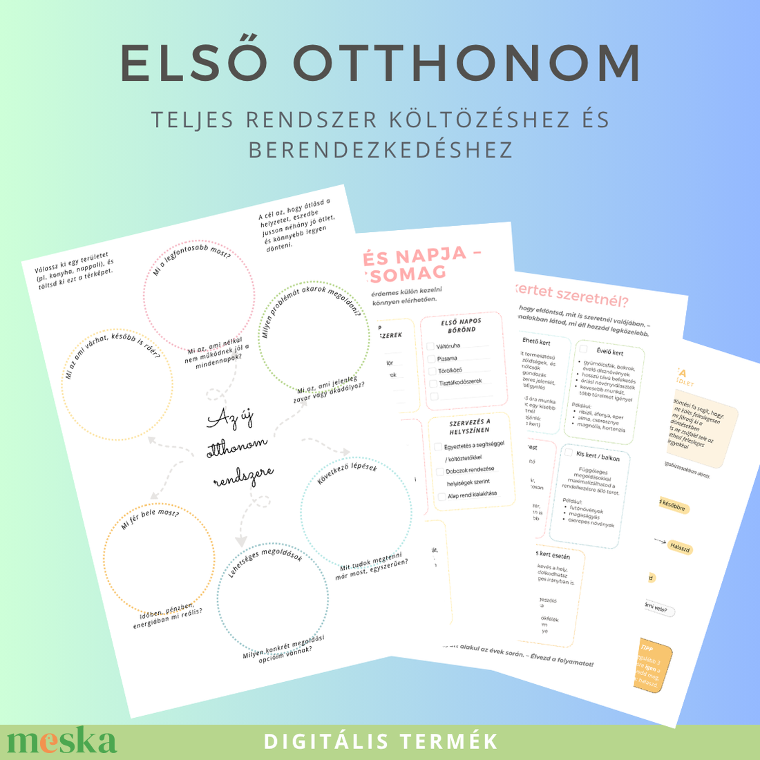 Első otthonom � teljes rendszer - otthon & életmód - papír, írószer - naptár & tervező - Meska.hu