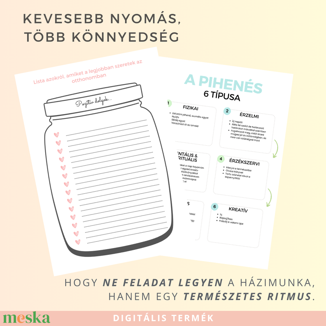 Otthon, ami működik - Játékos kihívásokkal és tervezőlapokkal a könnyebb mindennapokhoz - otthon & életmód - papír, írószer - naptár & tervező - Meska.hu